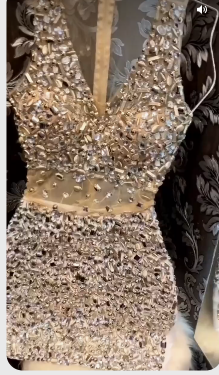 Luxurious V-Neck Party Dress Sexy Party Dress - FashionDia
