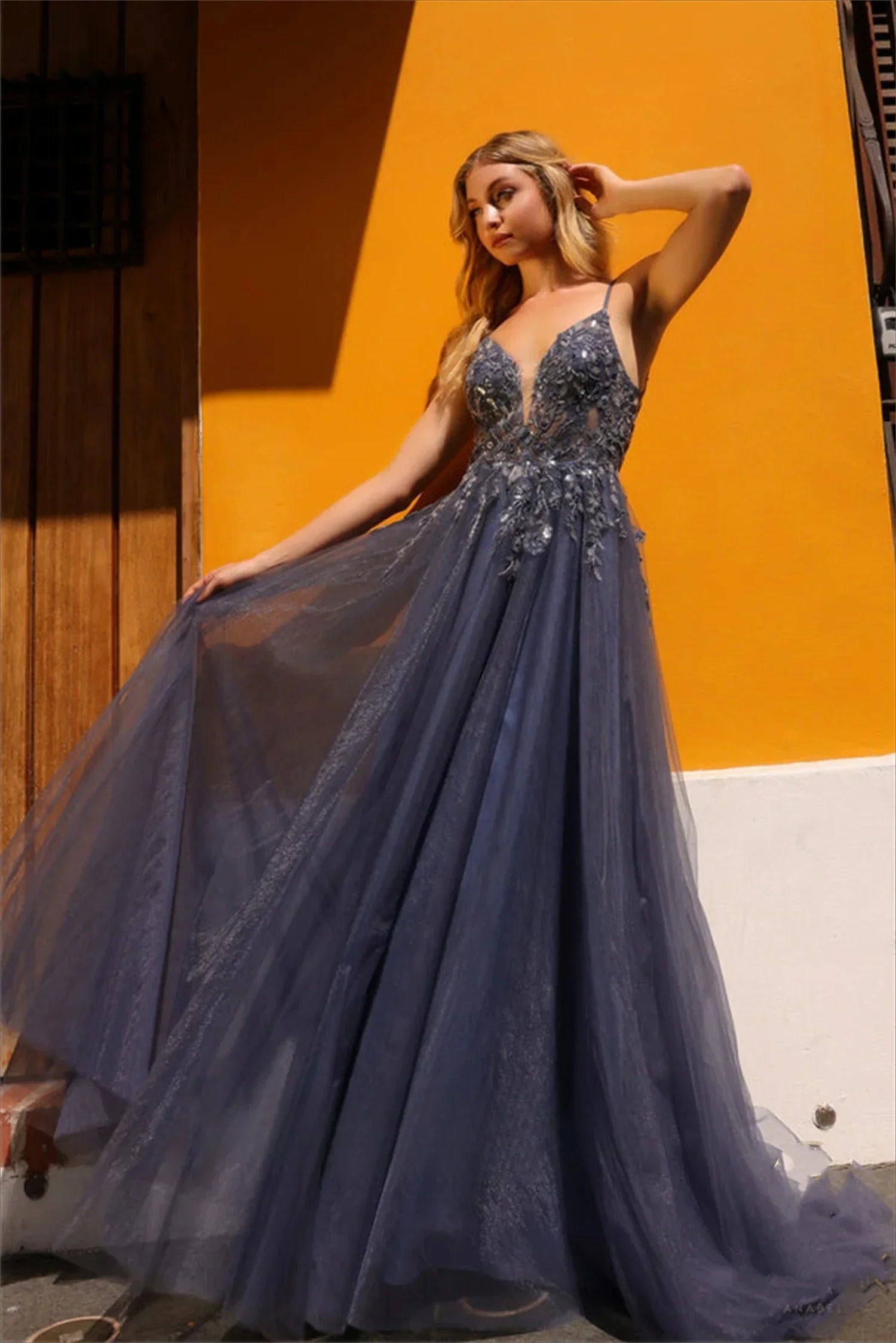 Prom Party Cocktail Evening Dresses Ball Gowns Elegant Gown Simple and Elegant Formal Dress for Women New in Dresses Customized Navy Blue