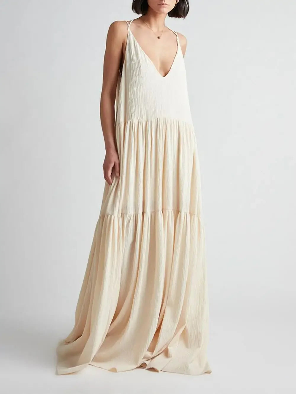 Marina Statement Airy Summer Dress Chic Silhouette Collection