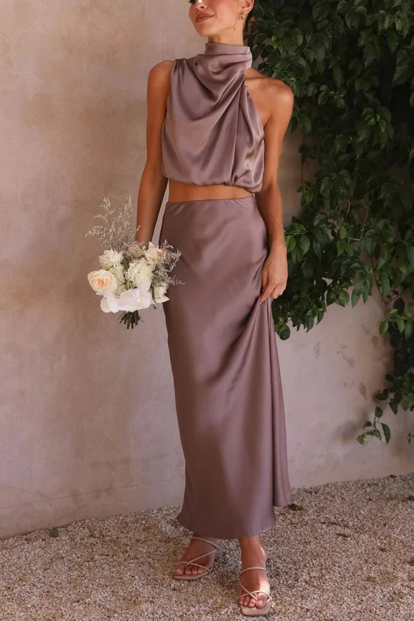 Rosario Minimalist Party Dress Elevated Occasion Wear