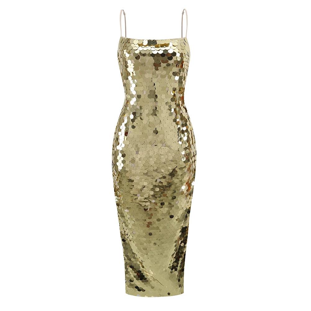 Endless City Sequin Midi Dress