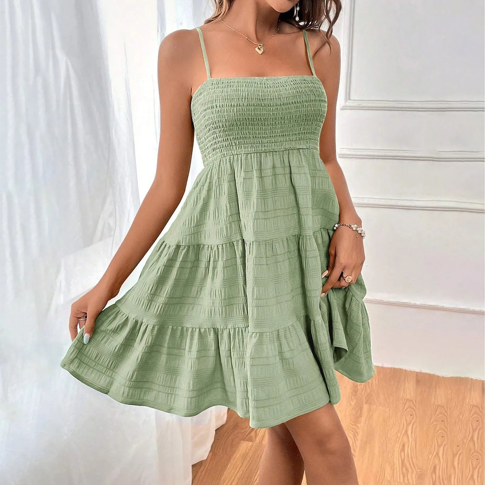Linda Minimalist Beach Summer Dress Premium Wardrobe Essential