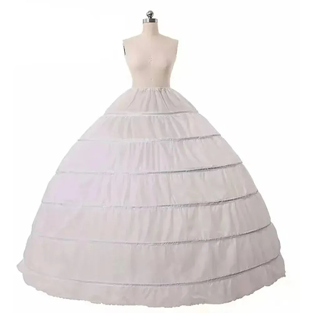 Petticoat Crinoline Slips Hoop Skirt Vintage Underskirt for Gown Dress - View 7 | FashionDia