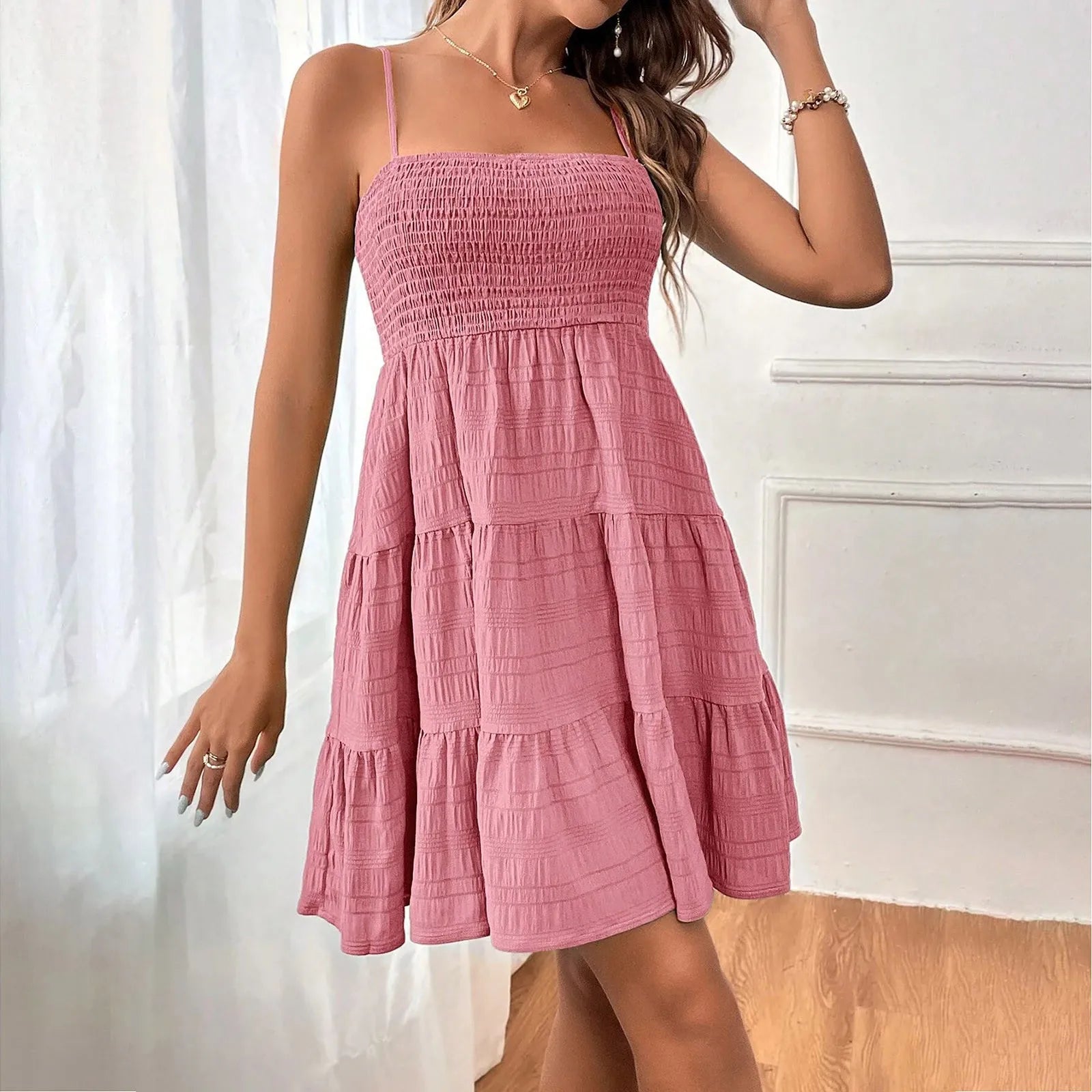 Linda Minimalist Beach Summer Dress Premium Wardrobe Essential