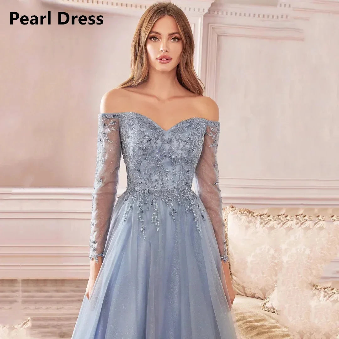 Prom Party Cocktail Evening Dresses Ball Gowns Wedding Party Dress Women Elegant Luxury Dress Women Customized blue