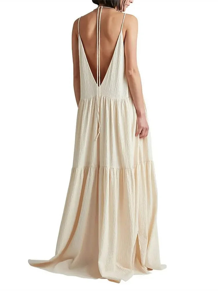Marina Statement Airy Summer Dress Chic Silhouette Collection