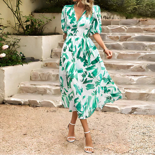 Statement Carmen Midi Dress for Women Occasion Edit