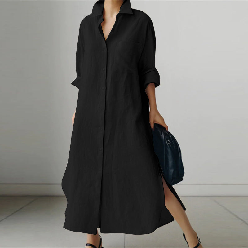 Clara Effortless Light Shirt Dress Statement Occasion Edit