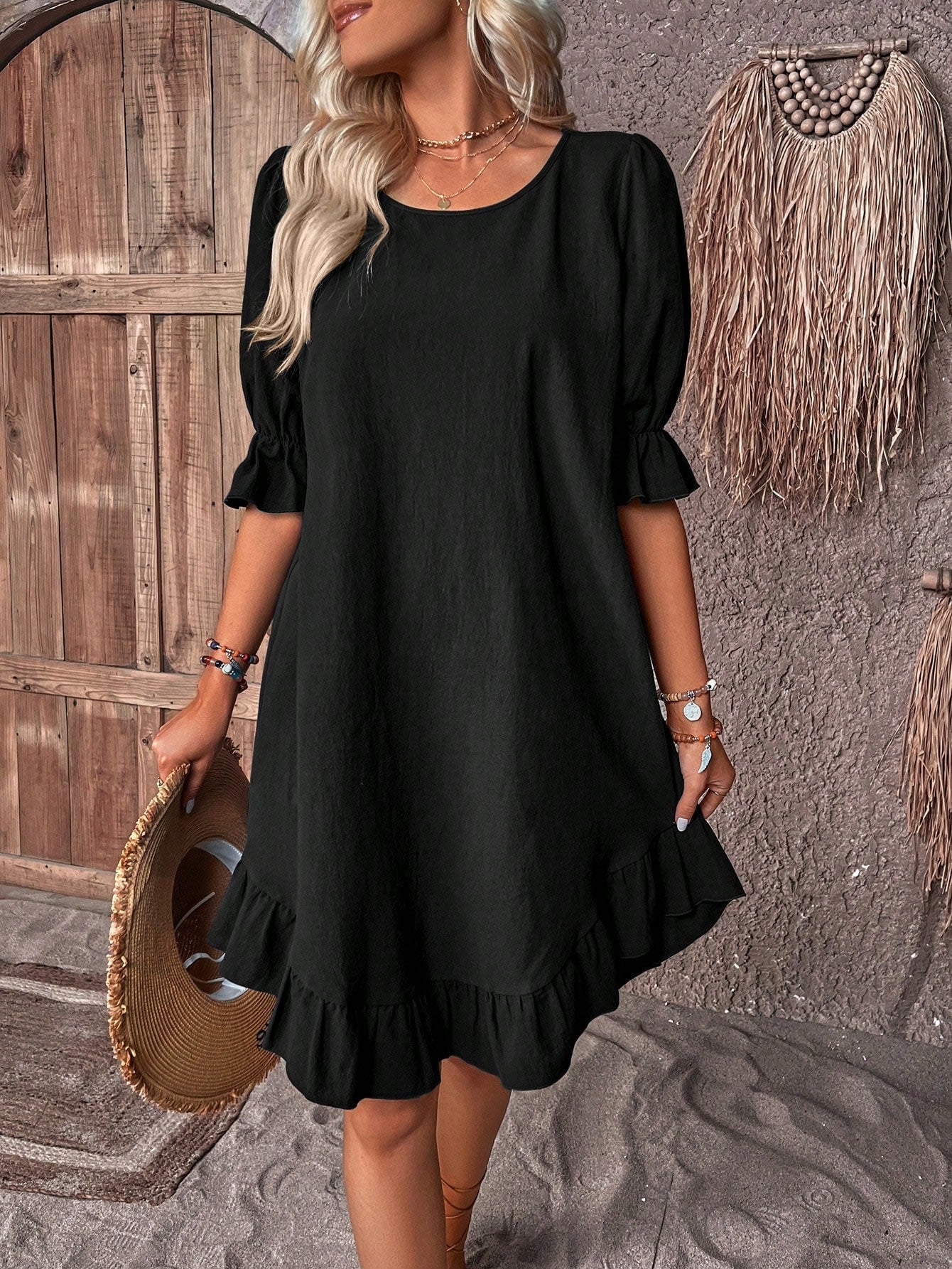 Xandra Relaxed and Stylish Summer Dress for Women Sophisticated Look