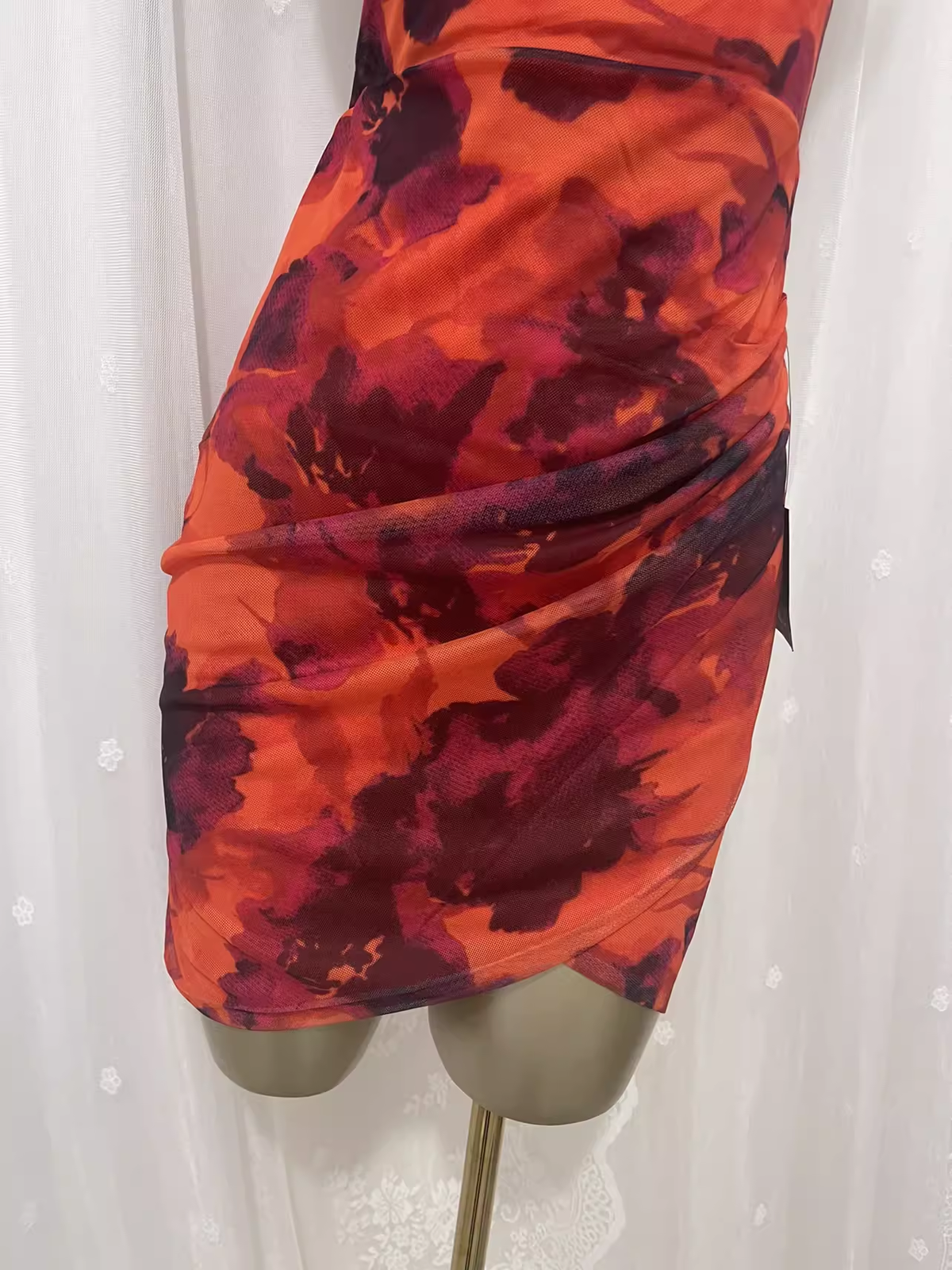 Vintage Sheath Straps Floral Travel Backless Vacation Dress Short Birthday Dress - View 4 | FashionDia