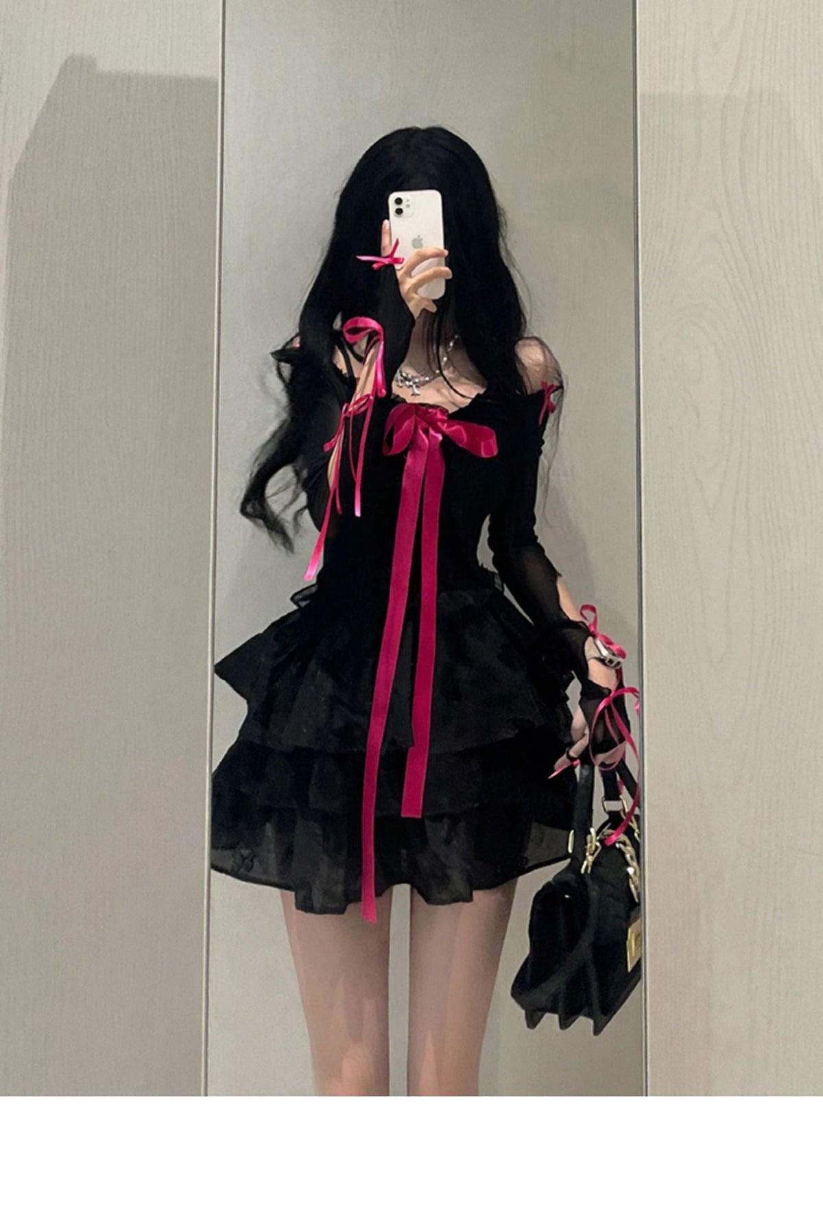 Chic A-Line Spaghetti Straps Black Homecoming Dresses Birthday Dress Birthday Outfits - FashionDia
