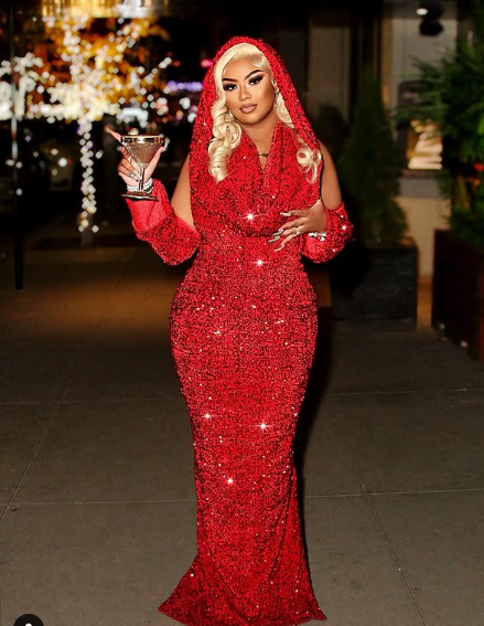 Pretty Sheath V Neckline Red Sequin Long Prom Dresses Formal Evening Dress