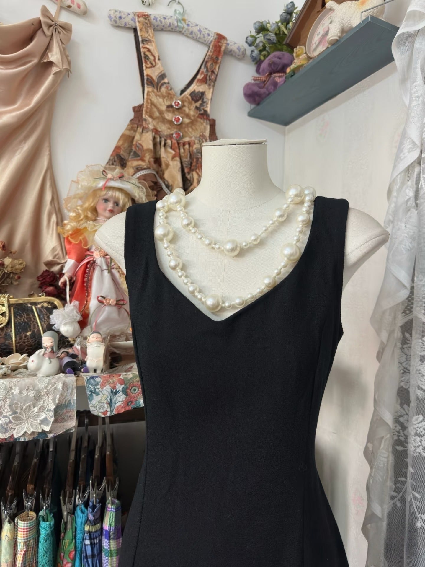 Vintage Fashion Sheath Straps Black Slit Floor Length Evening Dress Prom Dresses