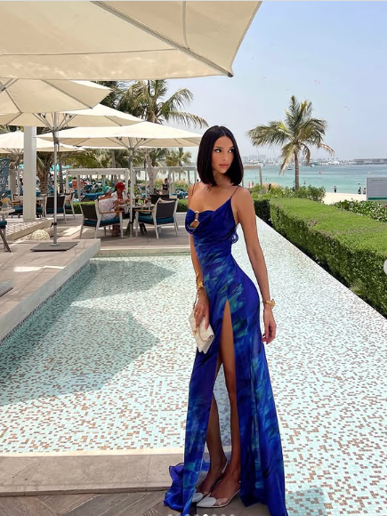 Pretty Mermaid Spaghetti Straps Royal Blue Long Prom & Evening Dress Formal Dress - View 5 | FashionDia