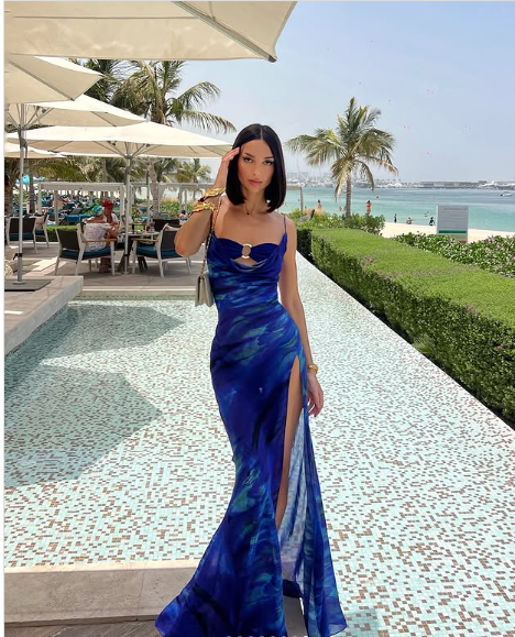 Pretty Mermaid Spaghetti Straps Royal Blue Long Prom & Evening Dress Formal Dress - View 2 | FashionDia
