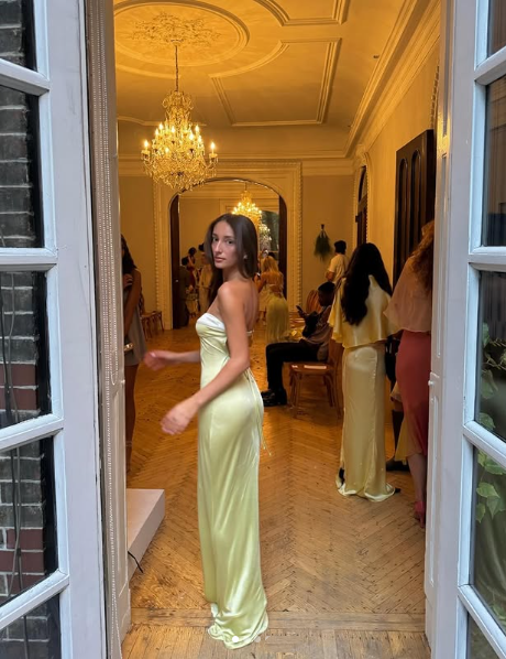Pretty Mermaid Sweetheart Long Yellow Prom & Evening Dress Formal Dress - View 5 | FashionDia