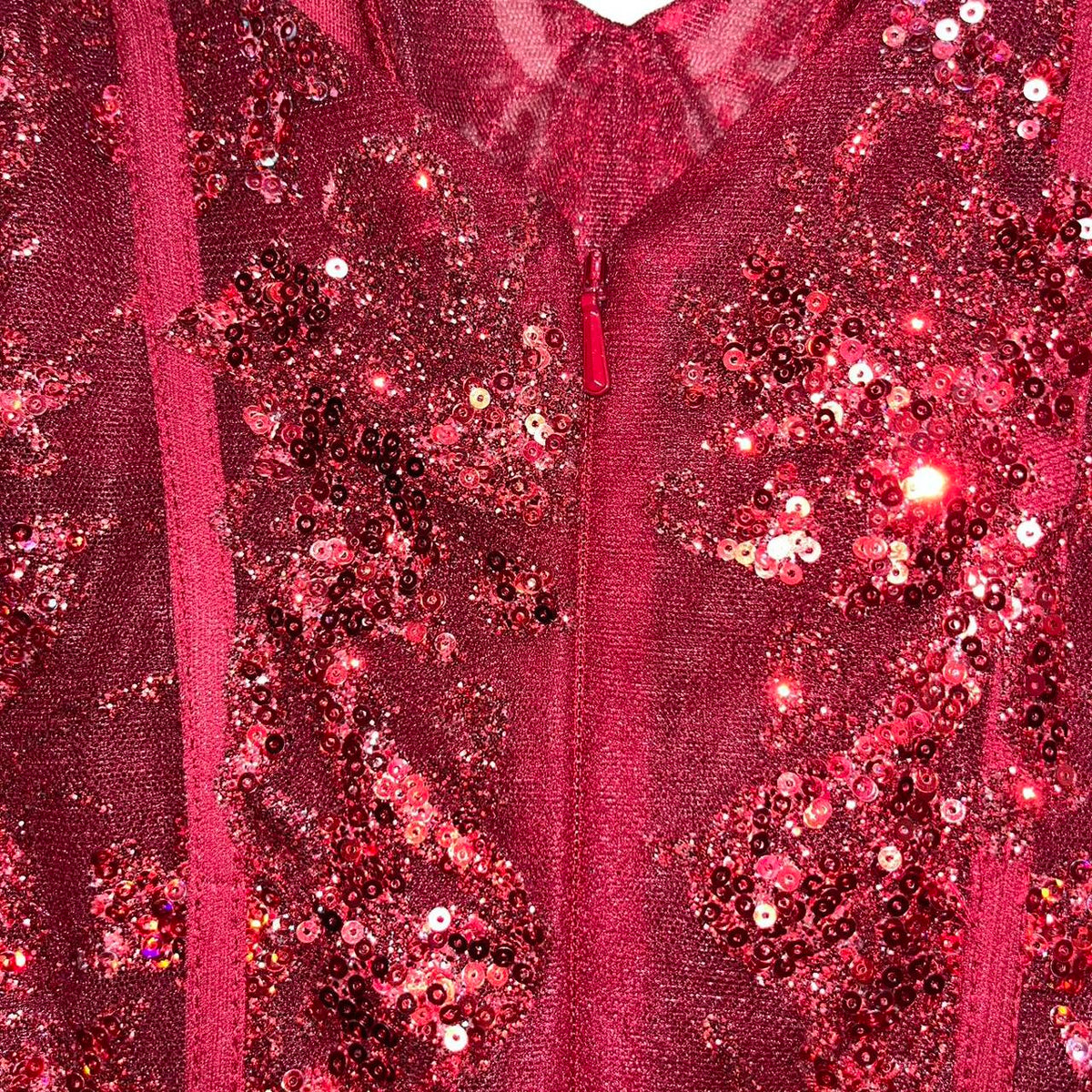 Pretty Mermaid Spaghetti Straps Burgundy Lace Prom Dresses Long Party Dress - View 2 | FashionDia