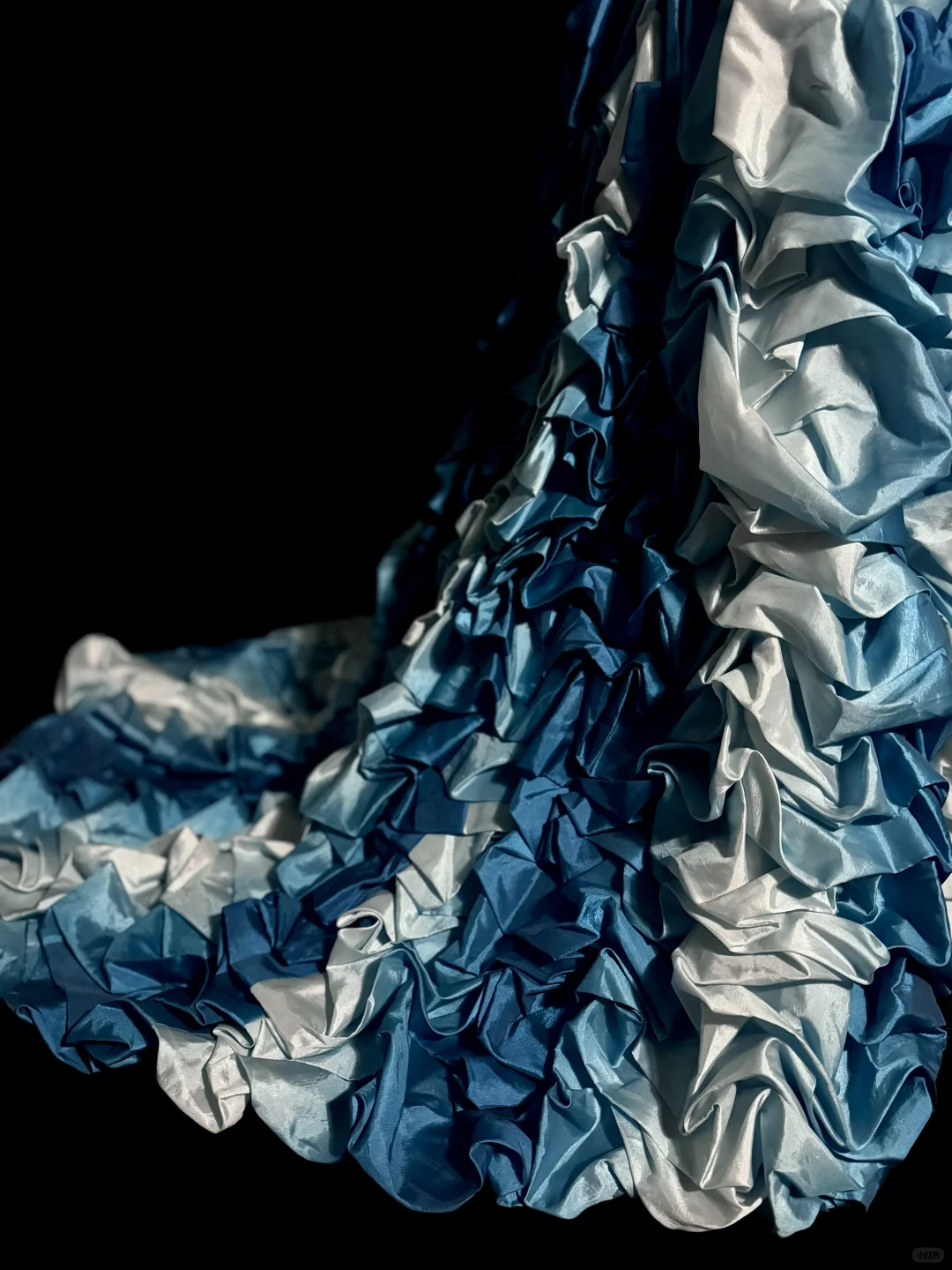 Vintage Mermaid Sweetheart Sleeveless Long Blue Prom Gown Fairy Prom Dresses - View 5 | FashionDia