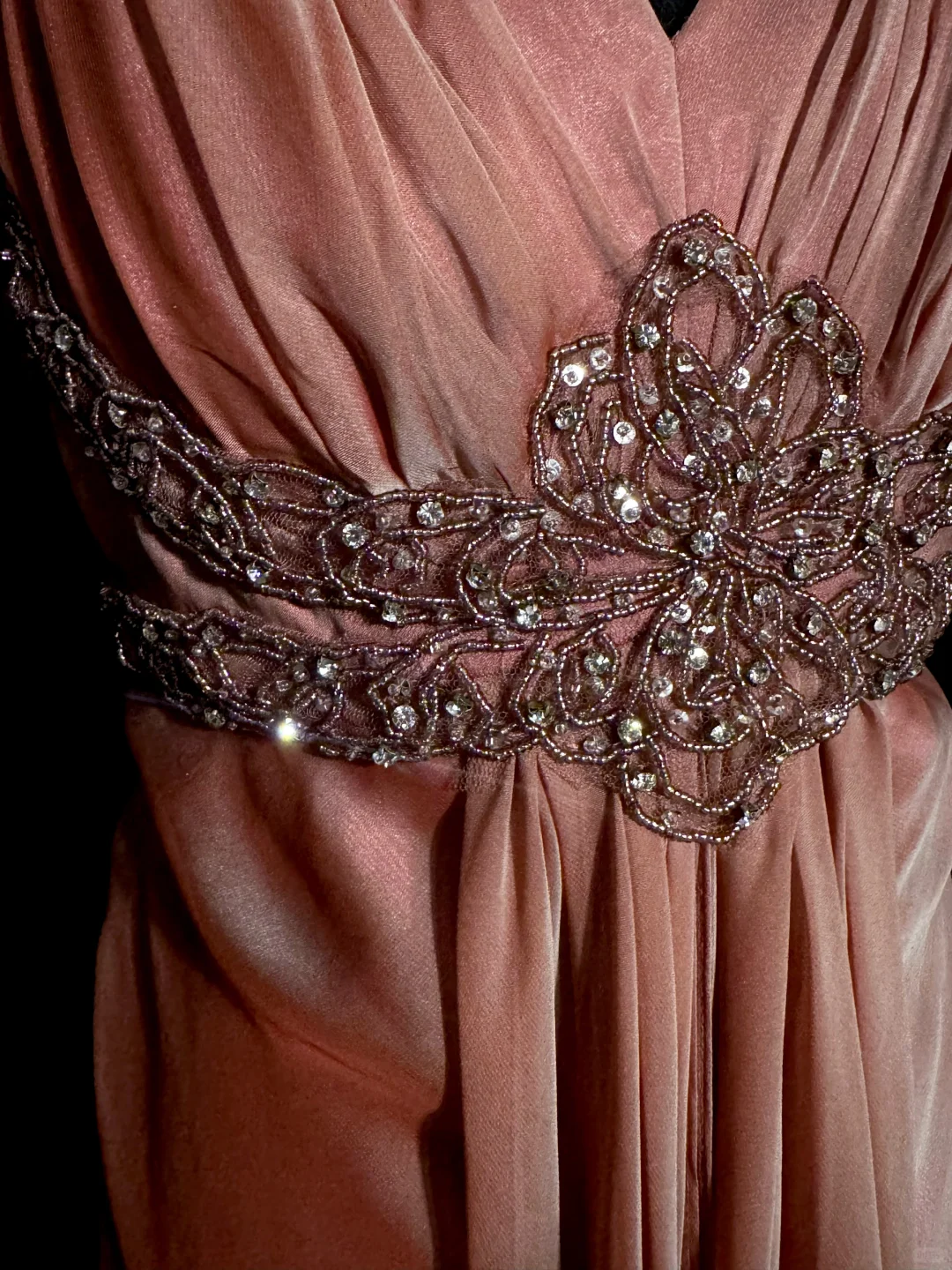 Vintage Mermaid V Neckline Pink Backless Long Prom Gown Fairy Prom Dresses