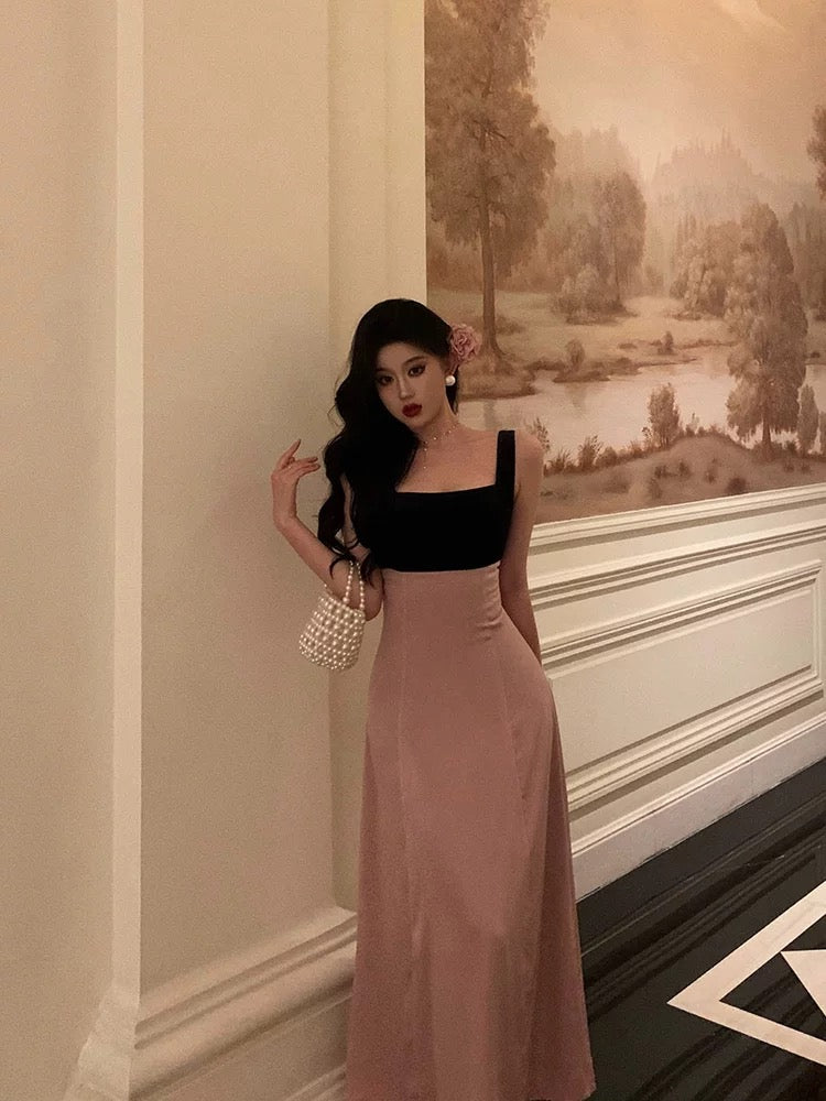 Gorgeous A-Line Straps Pink Sleeveless Date Night Dress Prom Dresses Birthday Outfits - View 2 | FashionDia