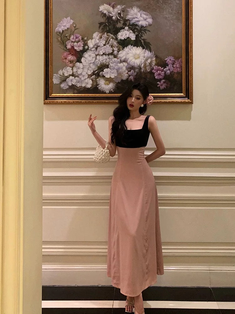 Gorgeous A-Line Straps Pink Sleeveless Date Night Dress Prom Dresses Birthday Outfits - View 5 | FashionDia