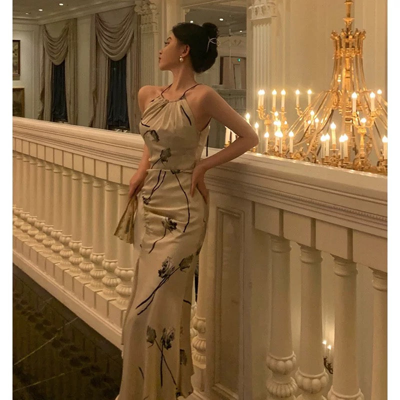 Gorgeous Sheath Halter Date Night Dress Prom Dresses Party Dress Birthday Outfits - View 4 | FashionDia
