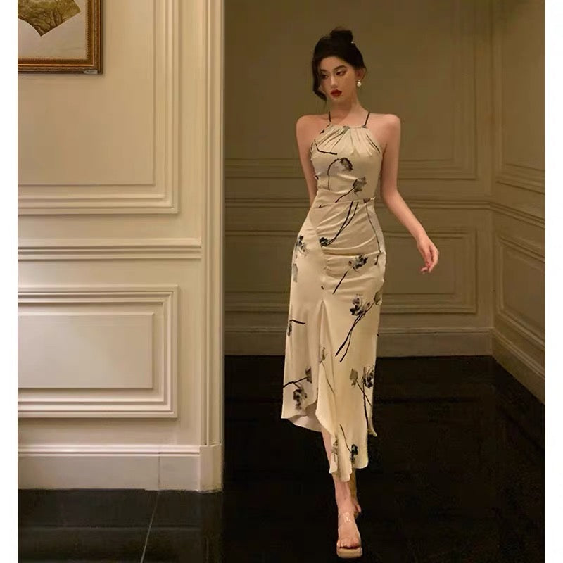 Gorgeous Sheath Halter Date Night Dress Prom Dresses Party Dress Birthday Outfits - View 5 | FashionDia