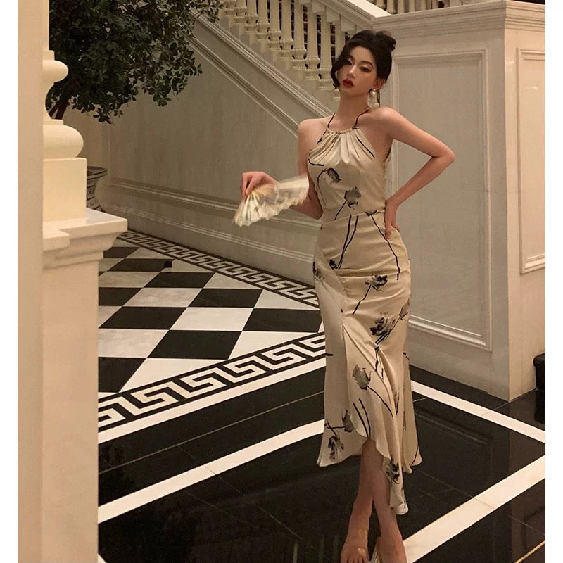 Gorgeous Sheath Halter Date Night Dress Prom Dresses Party Dress Birthday Outfits - View 2 | FashionDia