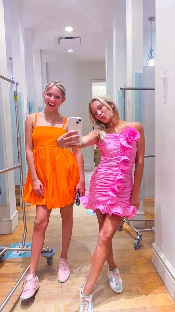 Lovely Short Homecoming Dress Party Dress Graduation Dress (ZD12241)