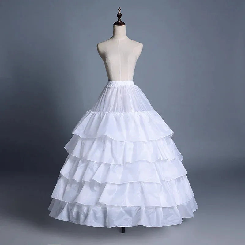 Petticoat Crinoline Slips Hoop Skirt Vintage Underskirt for Gown Dress - View 4 | FashionDia