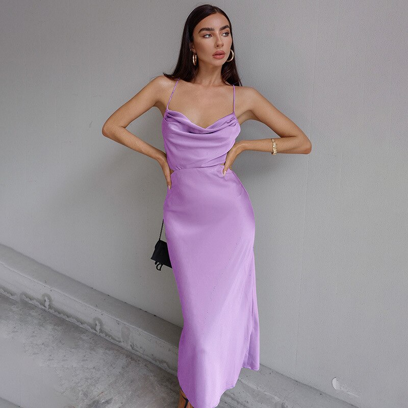 Effortless Claire Fashion Midi Dress Evening Wear Edit