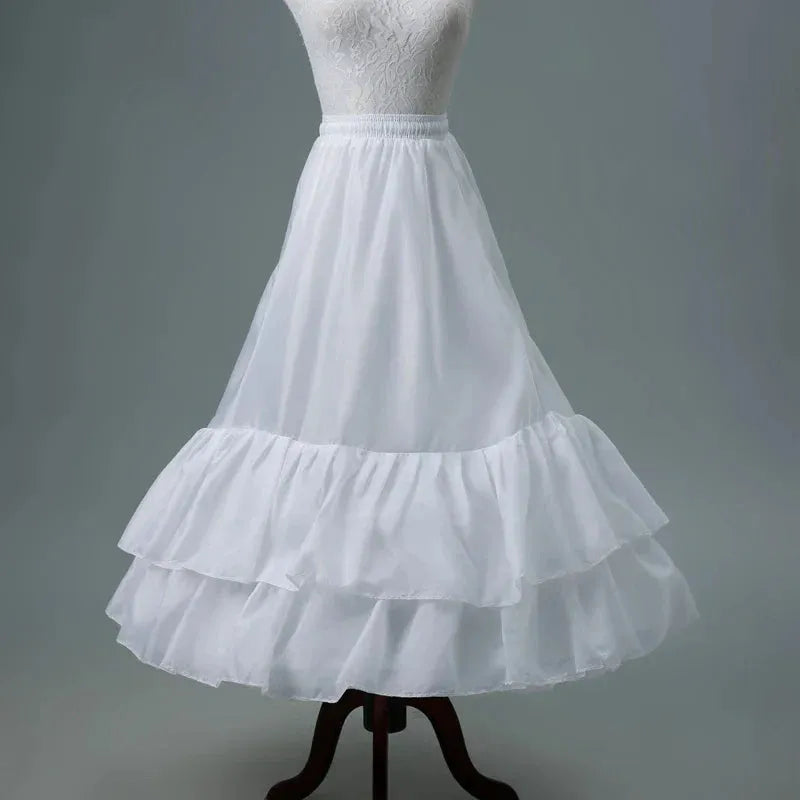 Petticoat Crinoline Slips Hoop Skirt Vintage Underskirt for Gown Dress - View 2 | FashionDia