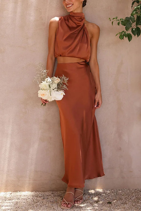 Rosario Minimalist Party Dress Elevated Occasion Wear