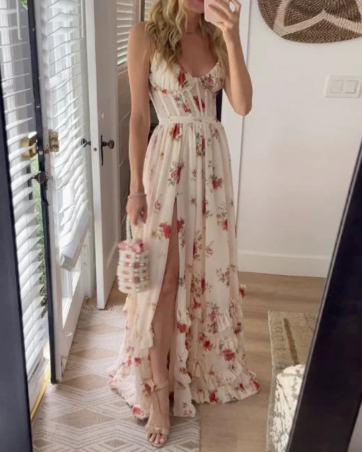 Monica Effortless Gorgeous Floral Dress Premium Wardrobe Essential