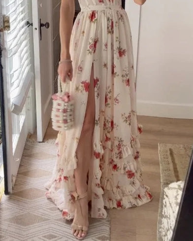 Monica Effortless Gorgeous Floral Dress Premium Wardrobe Essential