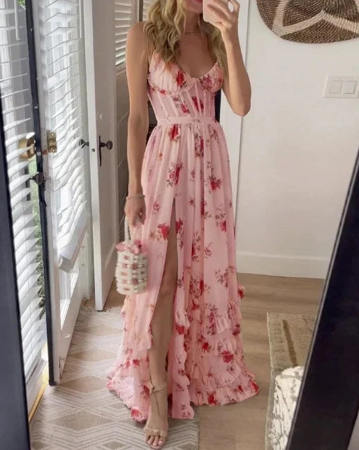 Monica Effortless Gorgeous Floral Dress Premium Wardrobe Essential