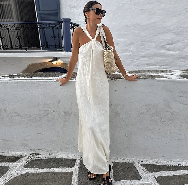 Teresa Chic Long Dress Elevated Occasion Wear