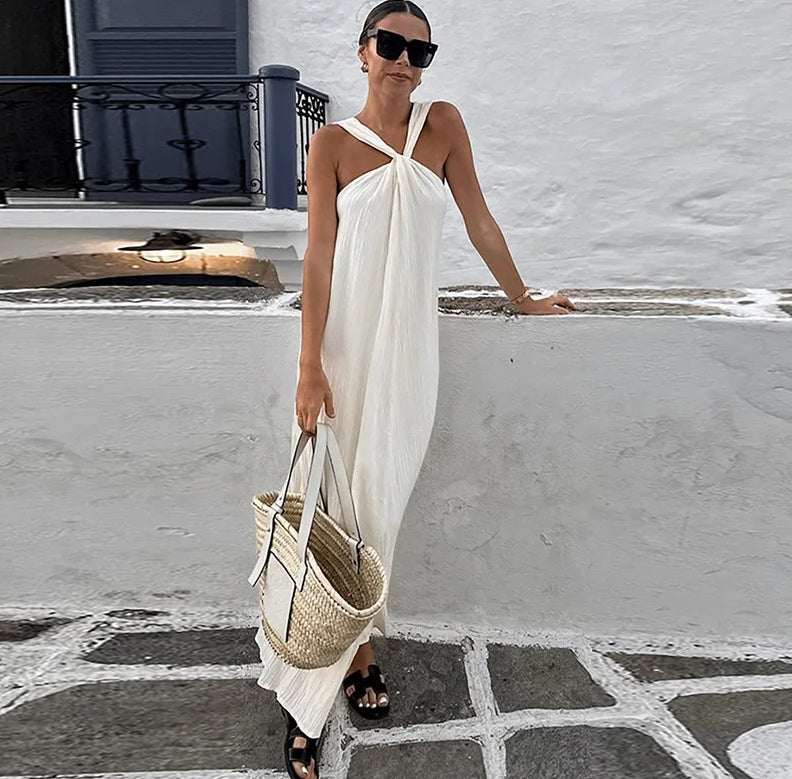 Teresa Chic Long Dress Elevated Occasion Wear
