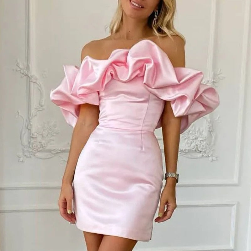 Florencia Minimalist Cocktail Dress Elevated Occasion Wear