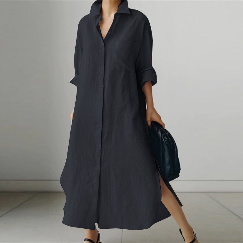 Clara Effortless Light Shirt Dress Statement Occasion Edit