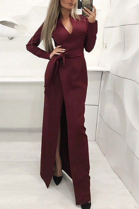 Fashion Long Prom Dress With Sleeves - Fashionpara