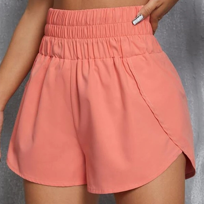 Women Jogging Running Fitness Trouser Waist Summer Streetwear Fashion Short Pants New