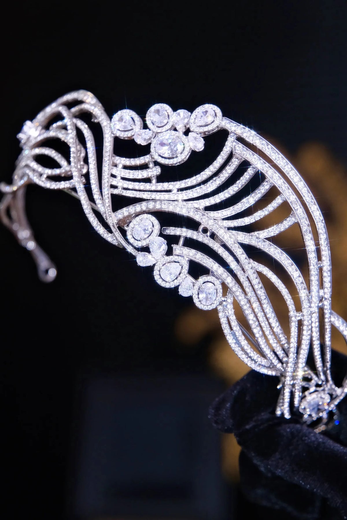 AAA Zircon Crystal Tiaras and Crowns Headband Bride Prom Pageant Diadem Bridal Jewelry Wedding Hair Accessories - View 3 | FashionDia