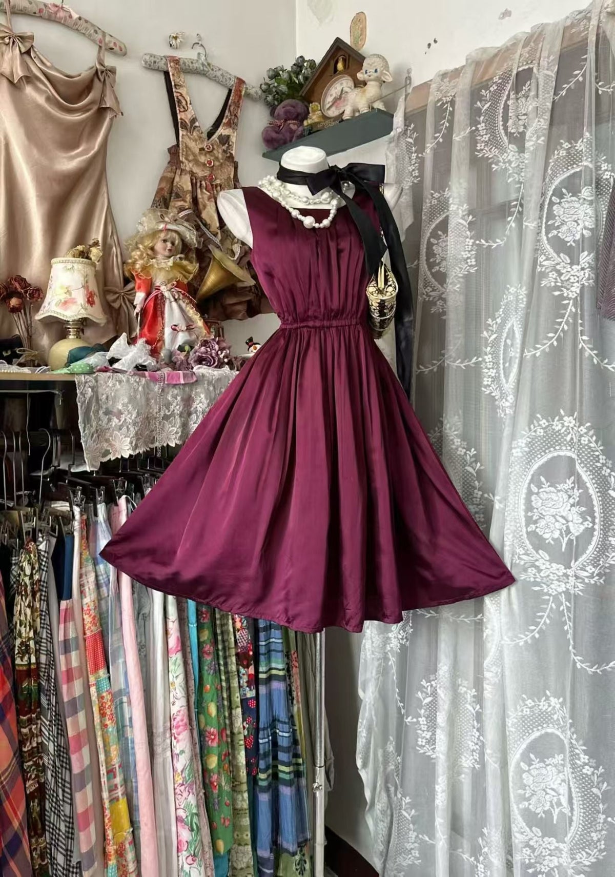 Sleeveless A-Line Burgundy Homecoming Dress Short Birthday Dress