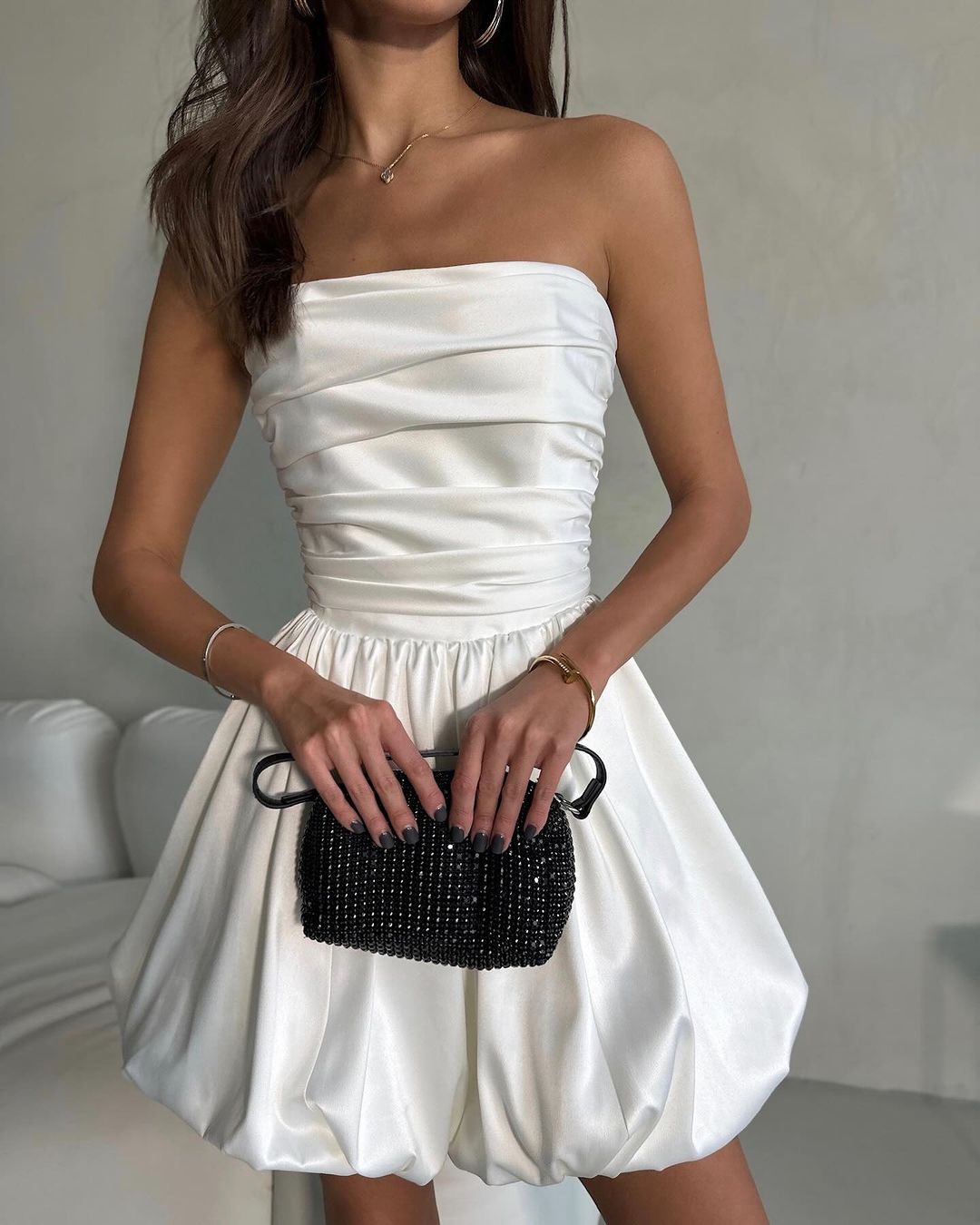 Isabella Strapless Party Dress