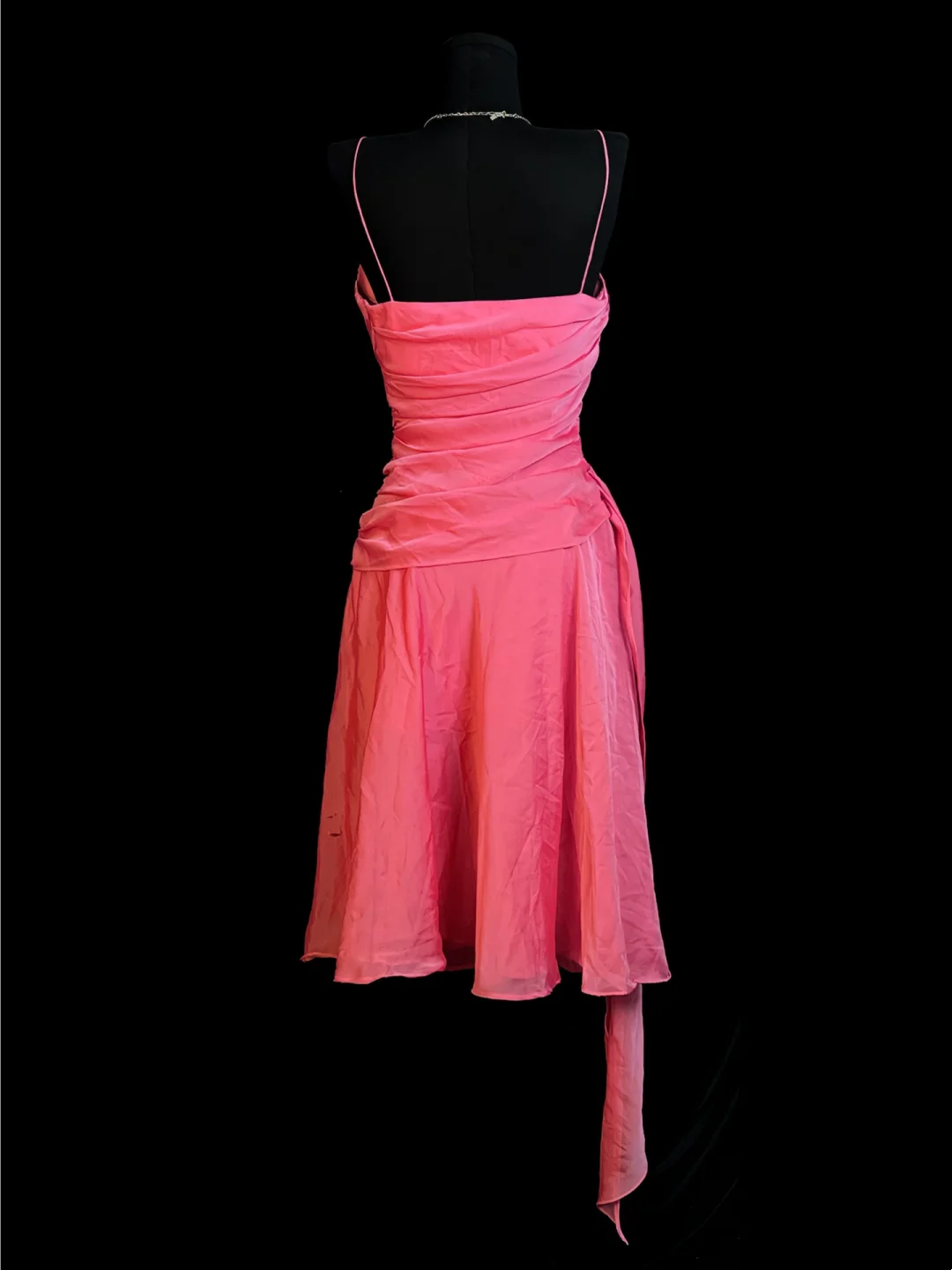 Spaghetti Strap A Line Chiffon Homecoming Dress J10147