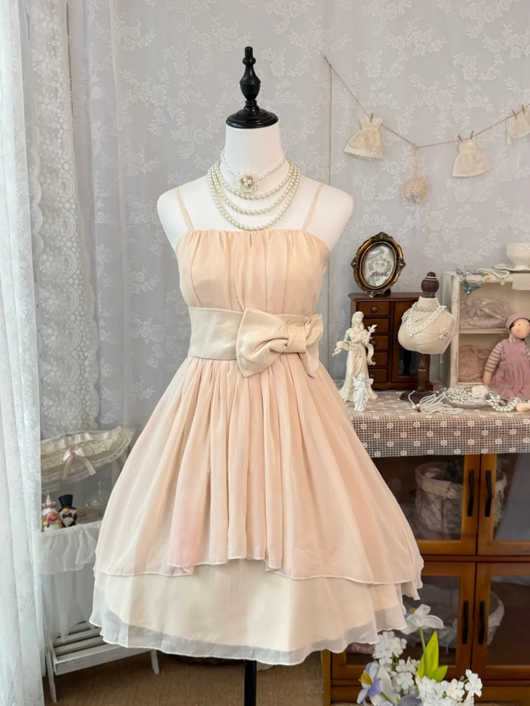 Spaghetti Strap A Line Short Homecoming Dress Cute Birthday Dress J10560