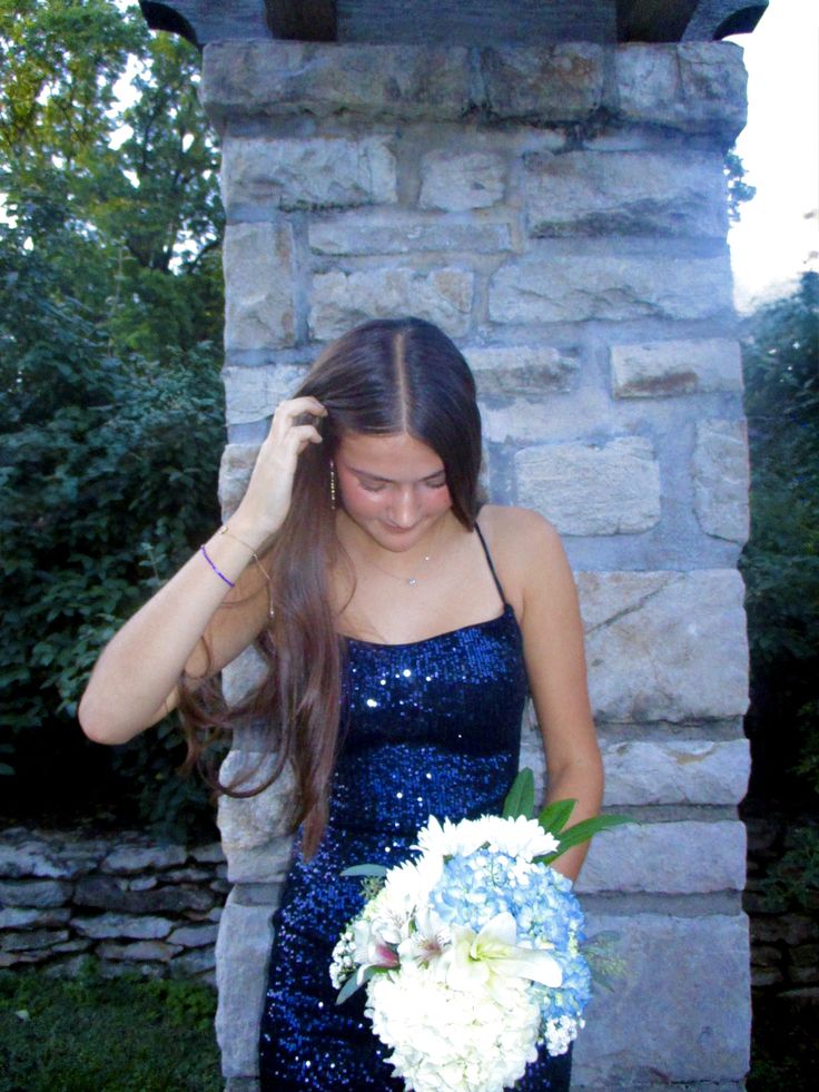 Spaghetti Straps Navy Blue Sequins Homecoming Dress Short Cocktail Dress J11408