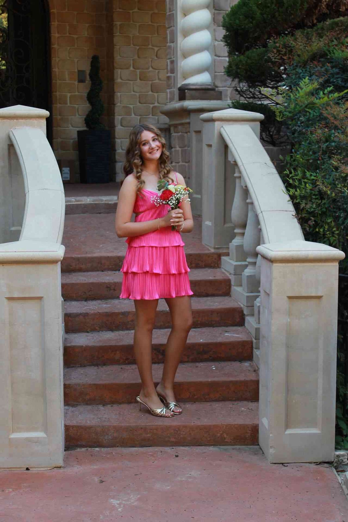Spaghetti Straps Pleated Homecoming Dress Short Party Dress J11256