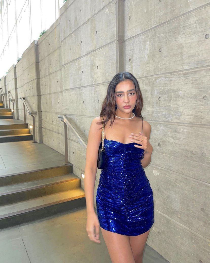 Spaghetti Straps Royal Blue Homecoming Dress Short Cocktail Dress